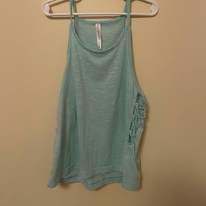 Light blue tank top